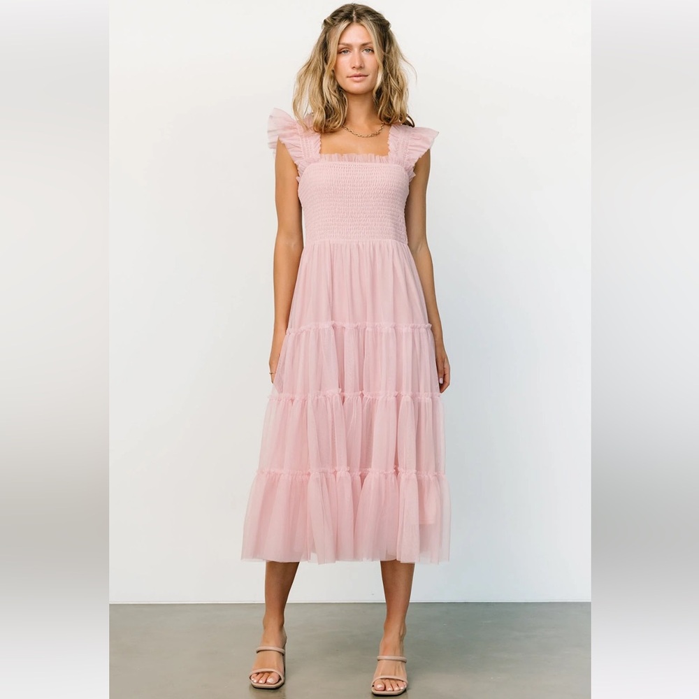 Baltic Born Emma Smocked Tulle Dress (XS)